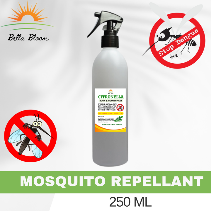 250mL Organic Citronella Spray Insect repellent mosquito humidifier ...