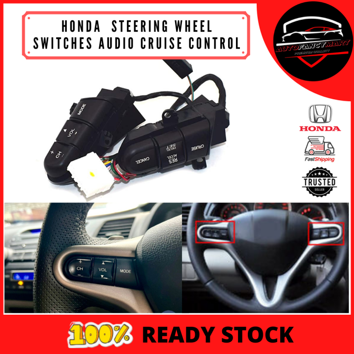 HONDA CIVIC FD CITY JAZZ HRV STEERING WHEEL SWITCHES AUDIO CRUISE