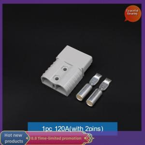 Graceful 1PC 600V 50 120A Anderson Plug Sets Battery Power Quick Connector with Anti Dust Cap Cover Terminal for Trailer Boat Caravan Connections