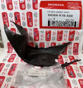 Cover under Dek bawah paru penahan lumpur cover kolong Honda Scoopy fi Stater kasar 2014 original Honda 6434AK16A00
