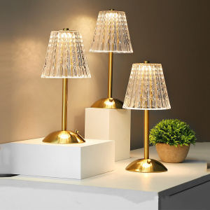 【HOT SALE】3 Color LED Wireless Table Lamp Touch Stepless Dimmable Night Light USB Modulatable