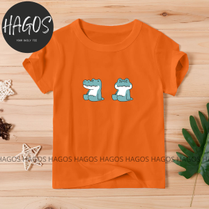 crocodile buaya atasan kaos kids anak cewek cowok laki perempuan cotton katun lengan pendek distro