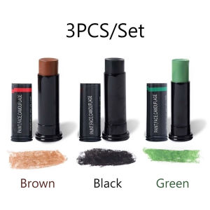 3PCS/Set Army Fans CS Shooting Face Paint Camouflage Oil Men Women Outdoor Military Training Performance Hunting Tactical Gear