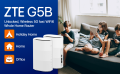 ZTE G5B World's First AI 5G FWA Sim Router WIFI 6 (3.4 Gbps 64 WIFI 2LAN). 