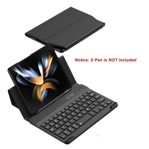 Wireless Keyboard For Samsung Galaxy Z Fold 7 Fold 6 Fold 5 Fold 4 Fold 3 Cover With S Pen Slot Holder