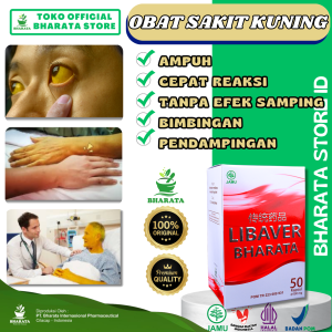 OBAT PENYAKIT SAKIT KUNING HERBAL LIBAVER BHARATA LIVER ASITES SIROSIS HEPATITIS A B C D BPOM