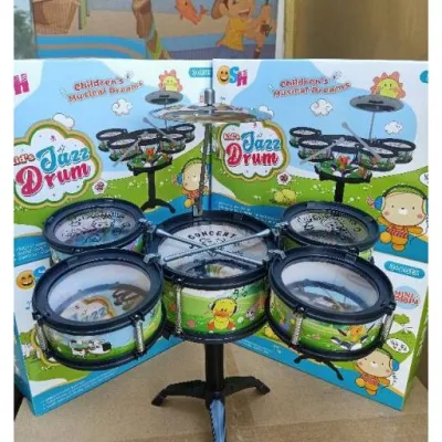 SH 1232 LITTLE JAZZ DRUM SET 6 IN 1 / mainan drum jazz set anak ukuran sedang