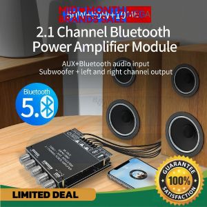 ZK-TB21 Bluetooth 2.1 Channel Amplifier 160W*2+220W DIY Digital Audio Module na may Subwoofer