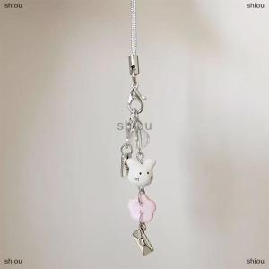 [COD] shiou สายโซ่คล้องโทรศัพท์รูปสัตว์การ์ตูน3D สายคล้องกระเป๋าน่ารักสำหรับนักเรียนป้องกันการสูญหาย