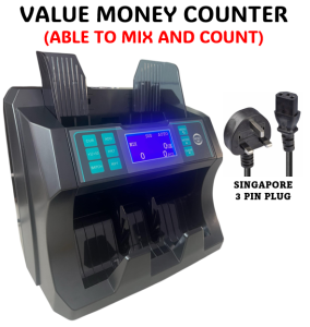 Singapore Value Currency Money Cash Notes Bill Counter Counting Machine / Currency Counter Machine / Money Counter Machine