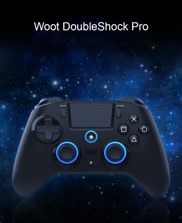 Tay cầm chơi game Woot Double Shock Pro với cần điều khiển từ tính bất ...