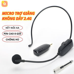 Micrô Trợ Giảng TG24G Không Dây - Kết Nối Nhanh Chóng Phạm Vi 25m Pin Sạc 15 Giờ