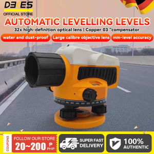 32 times high-precision optical automatic liquid level gauge engineering measuring instrument suitable for building measurement deformation and settlement monitoring mining measurement etc