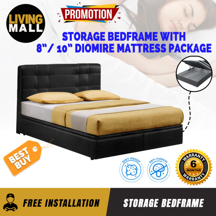 Living Mall Ysabella Storage Bedframe SBD16 + 7