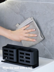 Bathroom comb toothbrush holder free storage box