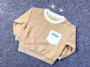 Crewneck Anak Cowok/ Sweater Anak Laki-Laki Lengan Panjang SW1