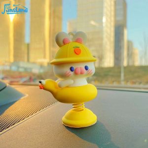 Funslane động vật hoạt hình trang trí ô tô mùa xuân lắc đầu đồ chơi sáng tạo nội thất xe hơi Bảng điều khiển Nhà Phụ kiện Máy tính để bàn