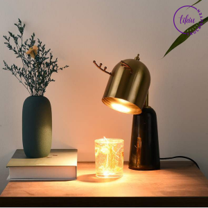 [Nhập RS0822 giảm 30k cho đơn 99k]Đèn Đốt Nến Thơm Phong Cách Châu Âu Sang Trọng TIKIU ĐÈN SỪNG HƯƠU CAO CẤP CHỨC NĂNG HẸN GIỜ Phụ kiện nến thơm Yankee Bath & Body Works