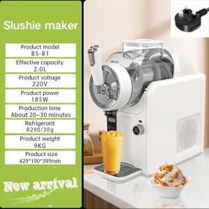 TEWUB Multifunctional Slush Machine Mini Portable Ice Cream Maker Cold Beverage Easy Clean Milkshake Maker Household