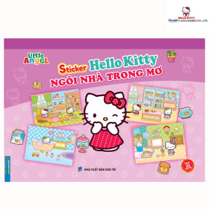 sách - Sticker Hello kitty - Ngôi nhà trong mơ