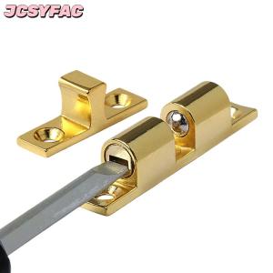 JCSYFAC 43 50 60 70mm tủ đồng cảm ứng hạt khóa tự khóa cửa lò xo kẹp chốt tủ quần áo bền bóng đôi bắt
