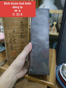 Bình kutani và bình bizen hàng hộp gỗ gốm Nhật🎌🎌🎌