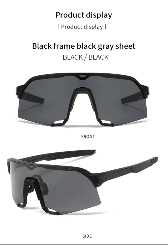 Shades Sunglasses Polarized UV Protection Eyewear Double Bridge for Men  Women Outdoor Wearings Black Frame Double Gray Sheet