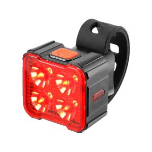 Bike Headlight Tail Light USB Rechargeable Outdoor LED Front Back
