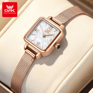 OPK Womens Watches Original Brand Waterproof 2025 New Stainless Steel Strap Small Dial Luxury Elegance With Gift Box