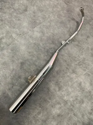 KRISS 100 MUFFLER EXHAUST PIPE CUTTING STANDARD CHROME MUFFLER KRISS 1 KRISS I STD EKZOS PAIP EKOZ