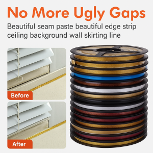 Beauty Edge Line Sticker Mildewproof Waterproof Wall Floor Gap Decor Strips Bathroom Beautiful Seam Tape Self-Adhesive Ceramic Tile Gap Tape