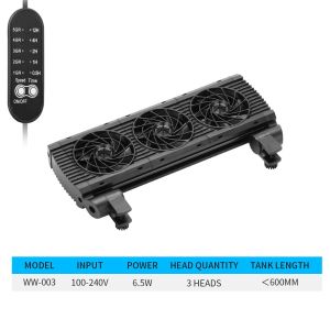พัดลมระบายความร้อน (Aquarium Chiller)-แบบแขวนผนังพร้อมตัวปรับ ครอบคลุมถังปลาแพะน้ำ/น้ำเกลือ สำหรับกุ้ง、ปะการัง และพืชน้ำ