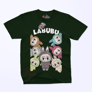 Baju Kaos Atasan Anak - Anak Motif Boneka Labubu / Kaos Anak Motif Karakter Labubu Keren