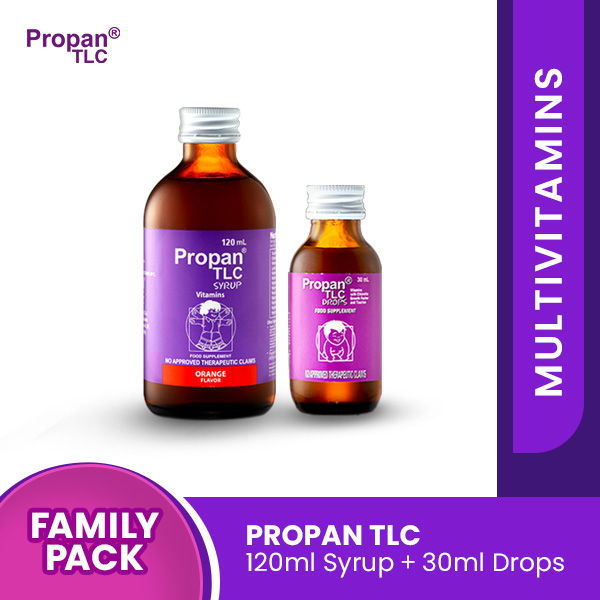 Propan TLC Family Pack 1 120ml Syrup + 30ml Drops Lazada PH
