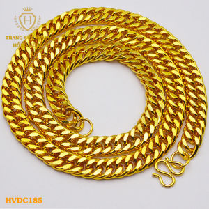 Bán Chạy Dây Chuyền Nam (Dày 6mm Dài 60cm) Vòng Cổ Nam Xi Mạ Vàng 24k - Trang Sức Hava Hong Kong