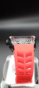 Fashionable watch dropshipping popular in Europe and America full diamond barrel-shaped quartz watch mens mechanical style watch watch