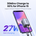 Bộ sạc nhanh USB Type C UGREEN 35W GaN Sạc Nhanh Quick Charge  sạc nhanh USB Loại C sạc USB C Wall Charger Adapter Compatible with iPhone 15 14 13 Pro Max Xiaomi Samsung Galaxy S24 S23 S22 Ultra Realme Macbook Pro Model：15538. 