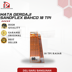 Mata gergaji besi sandflex bahco 18 TPI dan 24 TPI 12 inch