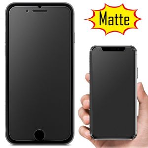 Matte Frosted Apple iPhone 12 Pro Max 12 mini X Xr 11 Pro XS Max 8 7 6 6s Plus Tempered Glass Screen Protector Anti-Glare Film