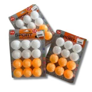 ลูกปิงปอง สีขาวผสมสีส้ม กีฬาปิงปอง ลูกปิงปองยกแพ็ค  ลูกปิงปองสำหรับฝึกซ้อม  ปิงปอง 1แพ็ค/12ลูก (Ping pong ball)