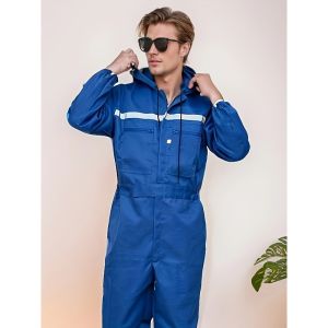 ชุดเซฟตี้แขนยาวเต็มตัว กันคราบสกปรก ทนสารเคมี ใส่ได้ทั้งชายหญิง ระบายอากาศ