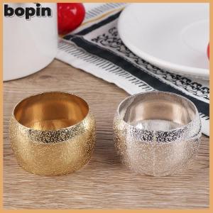 Bopin ผ้าเช็ดปากแหวนงานแต่งงานปาร์ตี้ Hotel serviette หัวเข็มขัดผ้าเช็ดปาก Holder Table Decor