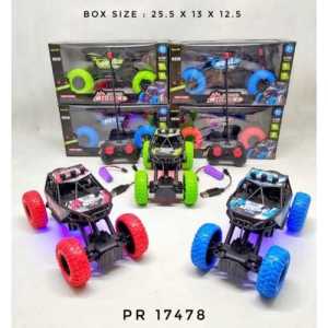 Mainan Mobil Remote Control Off-Road Climbing Racing boost Monster Batrai Cas