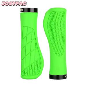 JCSYFAC 1 cặp xe đạp Grips chống sốc Xe Đạp Handlebar bìa chống trượt có thể khóa Grips Ergonomic đi xe đạp cao su xử lý Grips