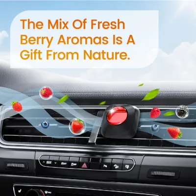 DriveJoy Car Air Freshener Vent Clip Fragrance-Long Lasting Car Refresher ( Up to 30 Days!)