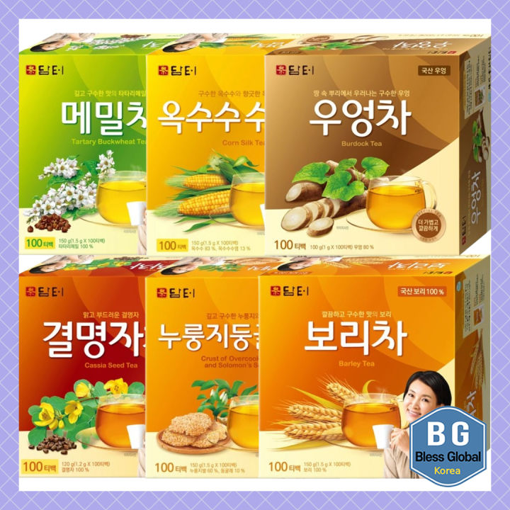 Sumul Tea Damtuh Korean Healthy Tea 100 Tea Bags / Barley / Solomon's Seal ...