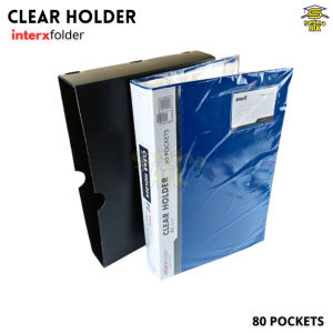 Dokumen Holder Isi 80 Pockets Folio Clear Holder Interxfolder CHX 2080F Box Cover