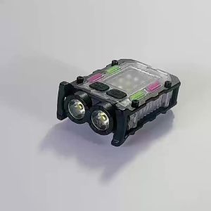 AE Multifunctional Portable Magnetic Repair Light Red and Blue Flashing Warning Work LightHigh-Brightness Outdoor Emergency Flashlight