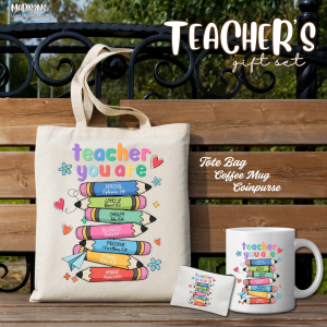Appreciation Gift Set for TEACHERS complete with gift boxribbon and tag