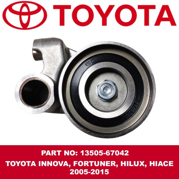 GENUINE Toyota Idler Sub Assembly Tensioner Bearing13505-67042 for FORTUNER HILUX INNOVA HIACE 1KD-2KD 2005-2015